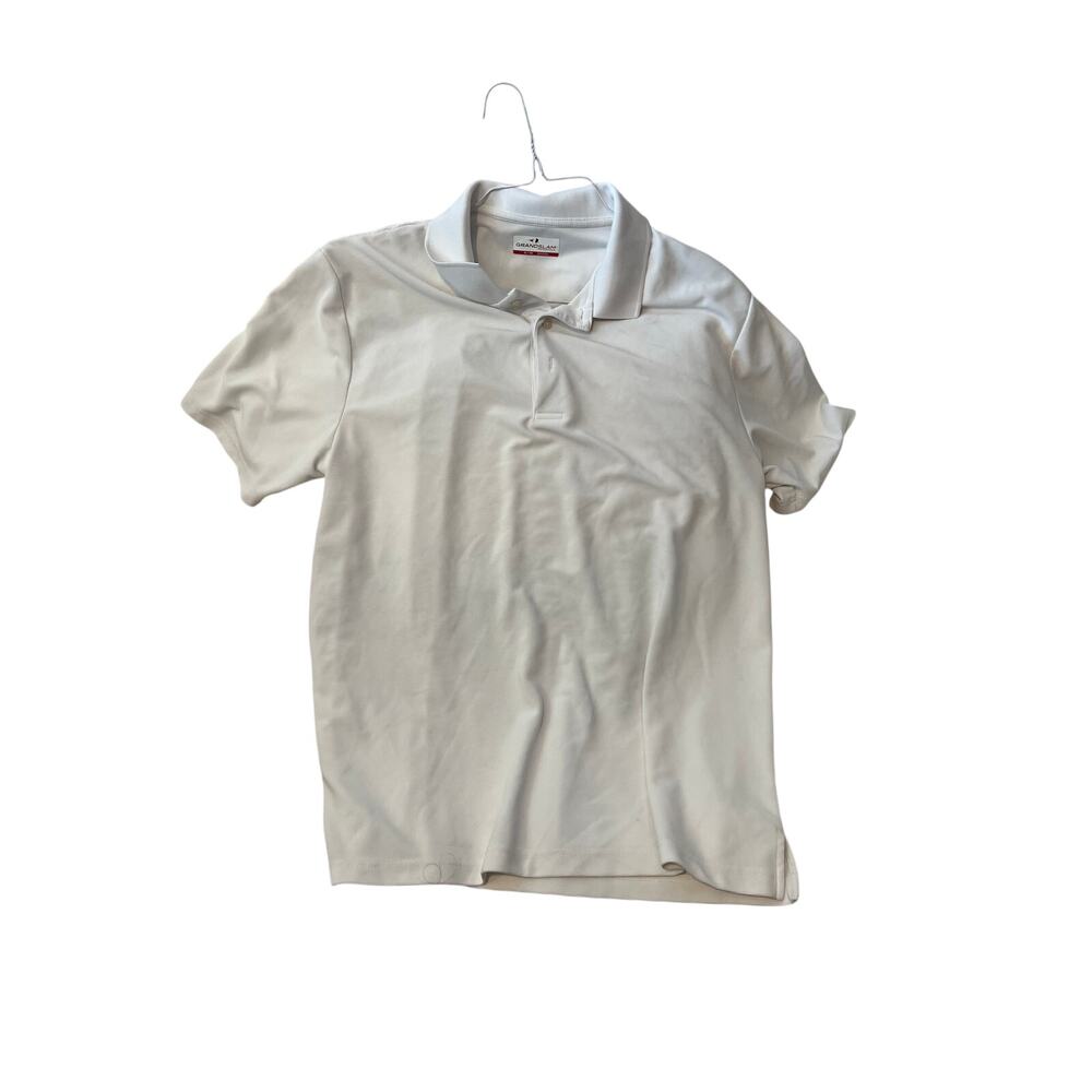 Grand Slam White Polo Shirt Mens XL